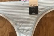 Brand New 3 pack Thongs UK 8