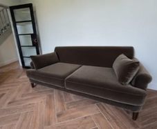 The Silas Velvet Sofa