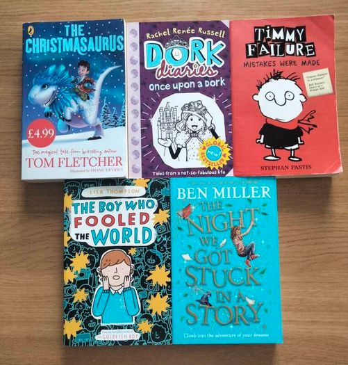 Kids books - Dork Diaries, Timmy Failure, etc