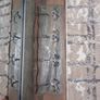 Miror and mirror set with wall hanger in ideal condition, made of wood, very beautiful, but the design doesn't suit me Image 3
