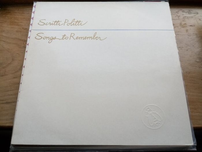 Scritti Politti - Songs To Remember - 12in Vinyl