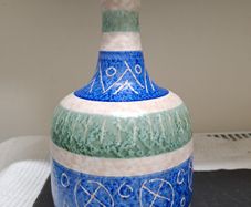 Vintage Il Cavallino Sicilian Studio Pottery Vase