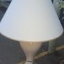 Huge 2 x Lamps Brass Ceramic Image 2