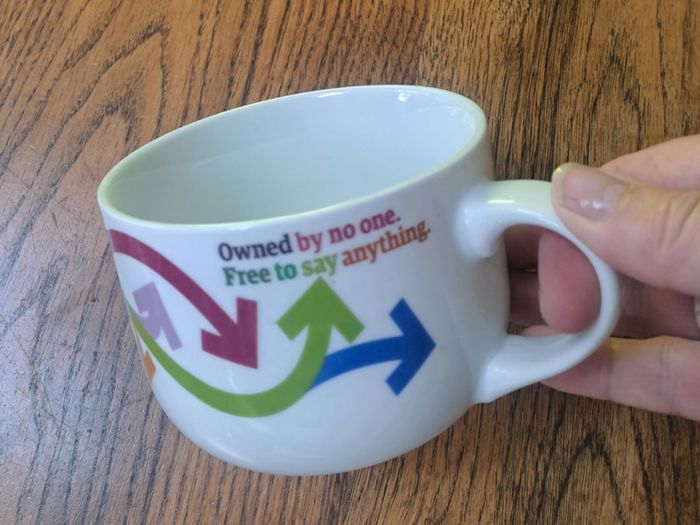Guardian newspaper mug