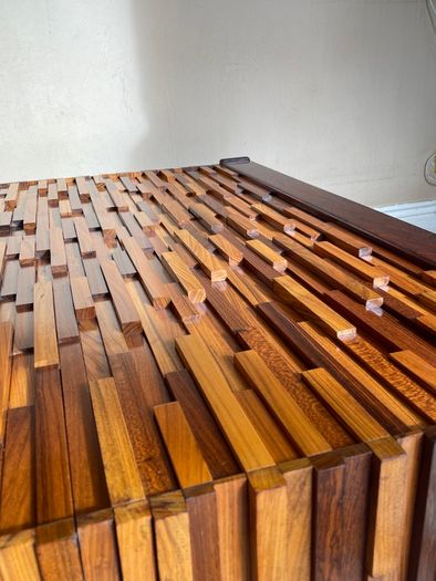 Vintage 70s Percival Lafer Coffee Table, Brazil, Exotic Wood