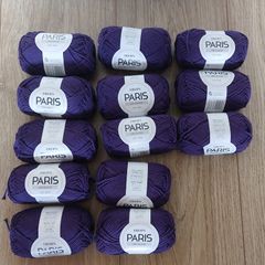 Knitting yarn 100% cotton Drops Paris - 13x 50g each