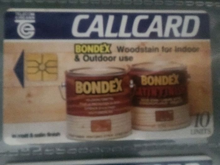 Bondex callcard