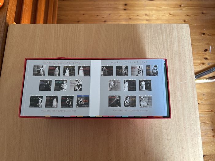 Maria Callas Live CD DVD BoxSet (R20f)