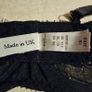 Edge O'Beyond luxury lingerie black and gold lace bra thong set 34DD Image 7