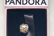Pandora Silver &amp; 14 Ct Gold Star Charm