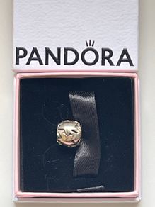 Pandora Silver & 14 Ct Gold Star Charm