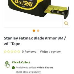 Stanley fatmax tape