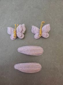 Homemade hair clips