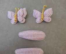 Homemade hair clips