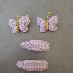Homemade hair clips