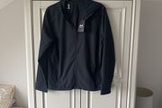 Under armour black running jacket men's large
