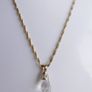 Antique Gold Filled Hayseed Chain Necklace and Pendant length 12" Image 3