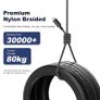 iPhone Charger Cable, 2Pack 1M+2M for Lightning to USB Cable MFi Certified, Fast Charging Braided Lead for Apple iPhone 14/13/12/11/Pro Max/XS/XR/8/7/6/Plus/5 SE, for iPad (Black) Brand: BSTOEM Image 4