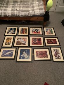 Job lot of paintings