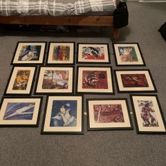 Job lot of paintings