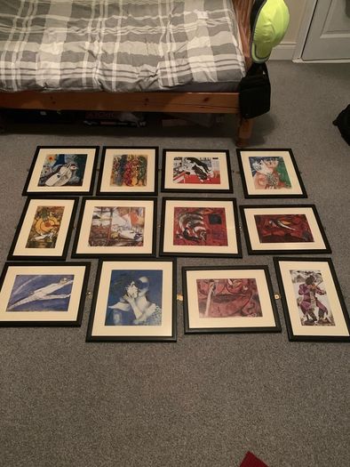 Job lot of paintings