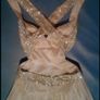 Dave And Johnny By Laura Ryner Backless Sequined Debs/prom/evening Dress In Champagne Image 7