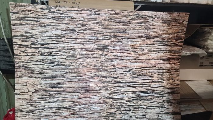Natural Stone brick Effect 3D PVC Plastic Wall