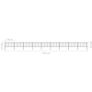 Garden Fence with Spear Top Steel 15.3x1 m Black Image 5