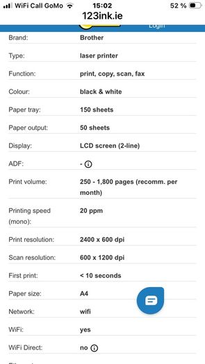 Brother Laser Printer 4 in 1
