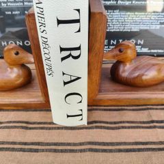 Vintage Wood Bookends