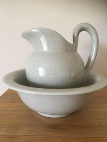 Ceramic Pitcher & Bowl Set