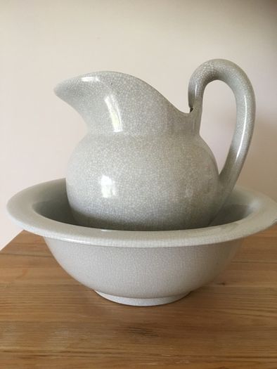 Ceramic Pitcher & Bowl Set