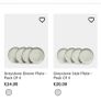 Eight Dunnes Home Greystone dinner plates Image 2
