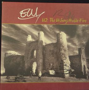 U2 signed vinyl