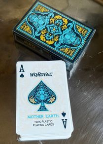 Plastic playing cards