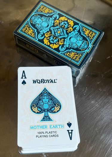 Plastic playing cards