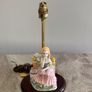 Pre Owned Vintage Victorian Style Porcelain Figurine Table Lamp & Matching Ornaments / Statuettes Set Image 6