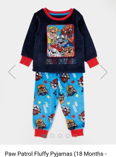 Paw patrol fluffy pyjamas bnwt
