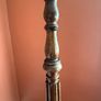 Vintage Carved Mahogany Wood Floor Lamp Image 3