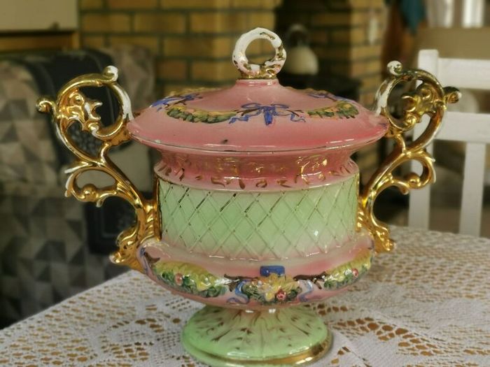 Very old porceline urn