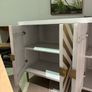 Solid wood sideboard with brass inlay Image 6