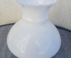 Vintage Milk Glass Student like Lampshade