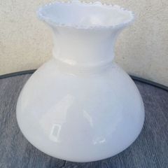 Vintage Milk Glass Student like Lampshade