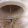 Avoca blue pottery table lamp Image 3