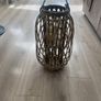 Wicker candle holder freestanding large Image 2