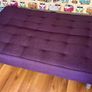 Nearly New Purple Sofa Bed Excellent Condition Originally 950euro Image 2
