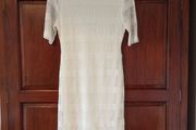 Cream knit dress