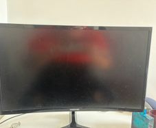 24" Curved gaming monitor with 144Hz refresh rate