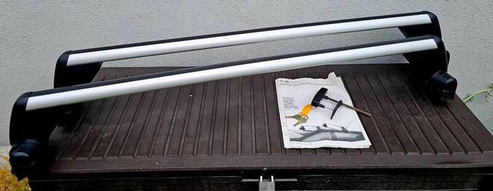 Volkswagen OEM roof rails / bars.