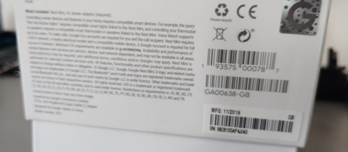 Google Nest Mini Working perfectly